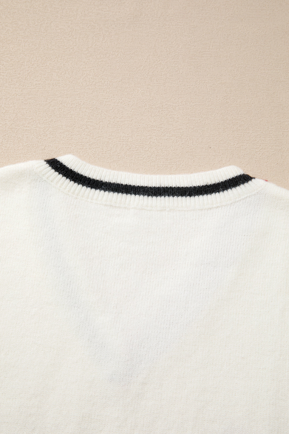 White Vintage Game Day Sweater Tank Top eAura