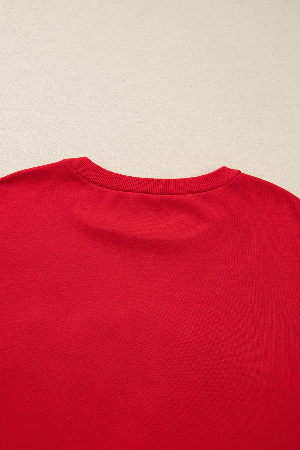 Fiery Red Merry Script Holiday Christmas Graphic Sweatshirt - eAura