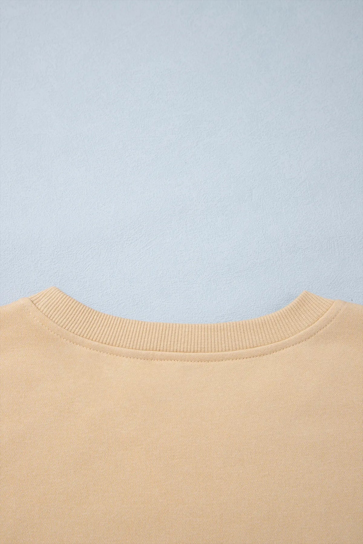 Solid Colour Long Sleeve Top Split Skort 2pcs Outfit – Parchment