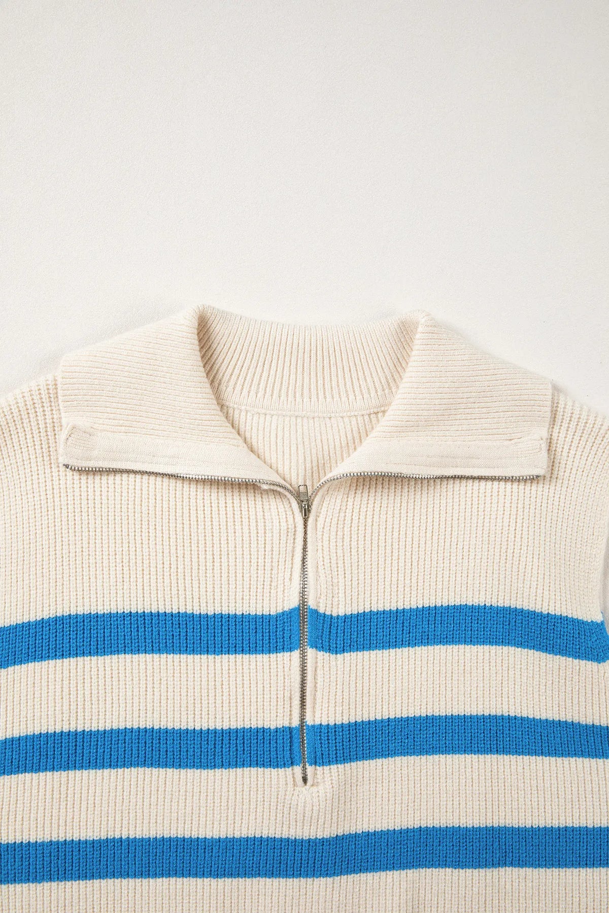 Ribbed Half Zip Collared Sweater Vest – Chicory Coffee