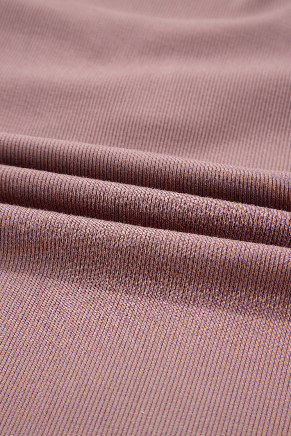 Gathered Bust Square Neck Ribbed Fit Long Sleeve Top - eAura