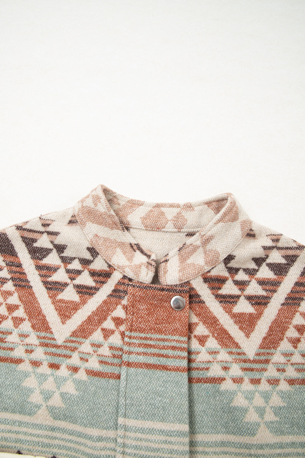 Beige Aztec Quilted Patchwork Western Jacket Dear-Lover Dropshipping