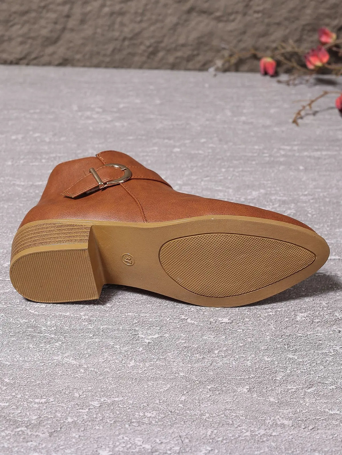 Light Brown boot sole detail