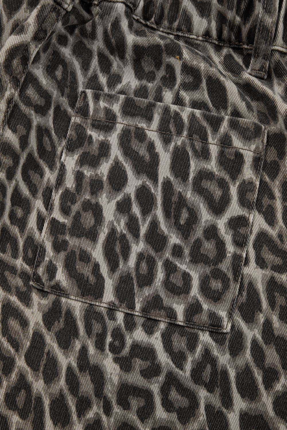 Leopard Straight Loose Leg Jeans - eAura