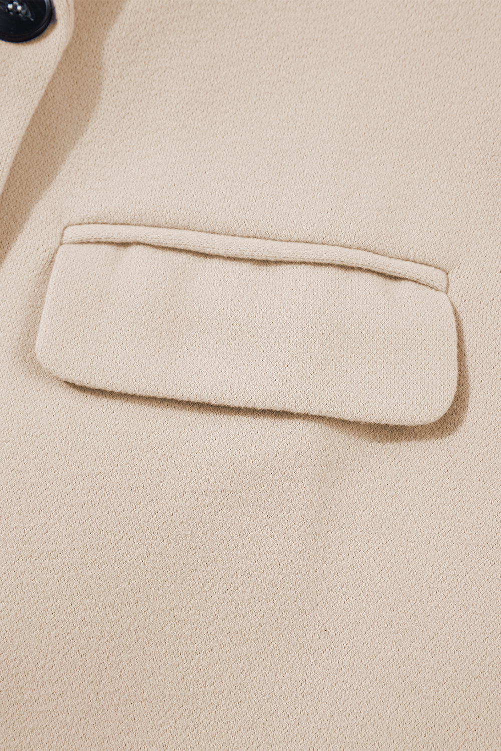 Dark Khaki Single Breasted Lapel Collar Flap Pocketed Overcoat - eAura