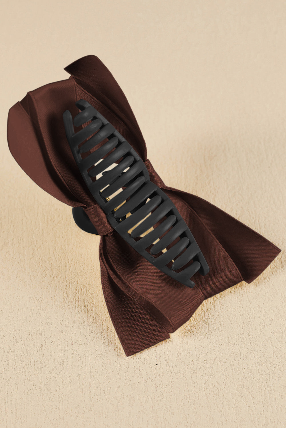 Red Ribbon Bow Decor Hair Clip - eAura