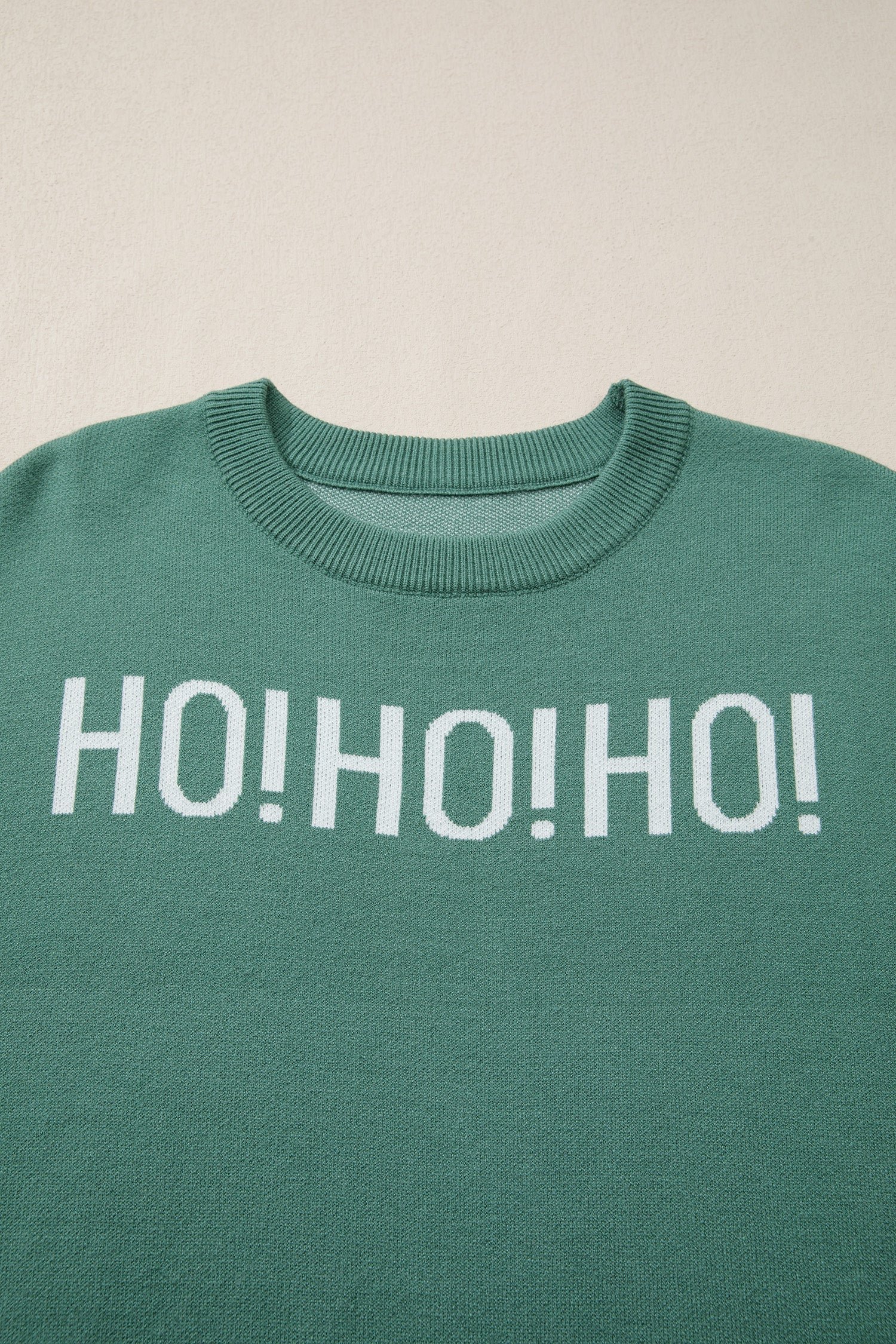 HO MERRY CHRISTMAS Drop Shoulder Loose Sweater - Sweaters & Cardigans/Sweaters