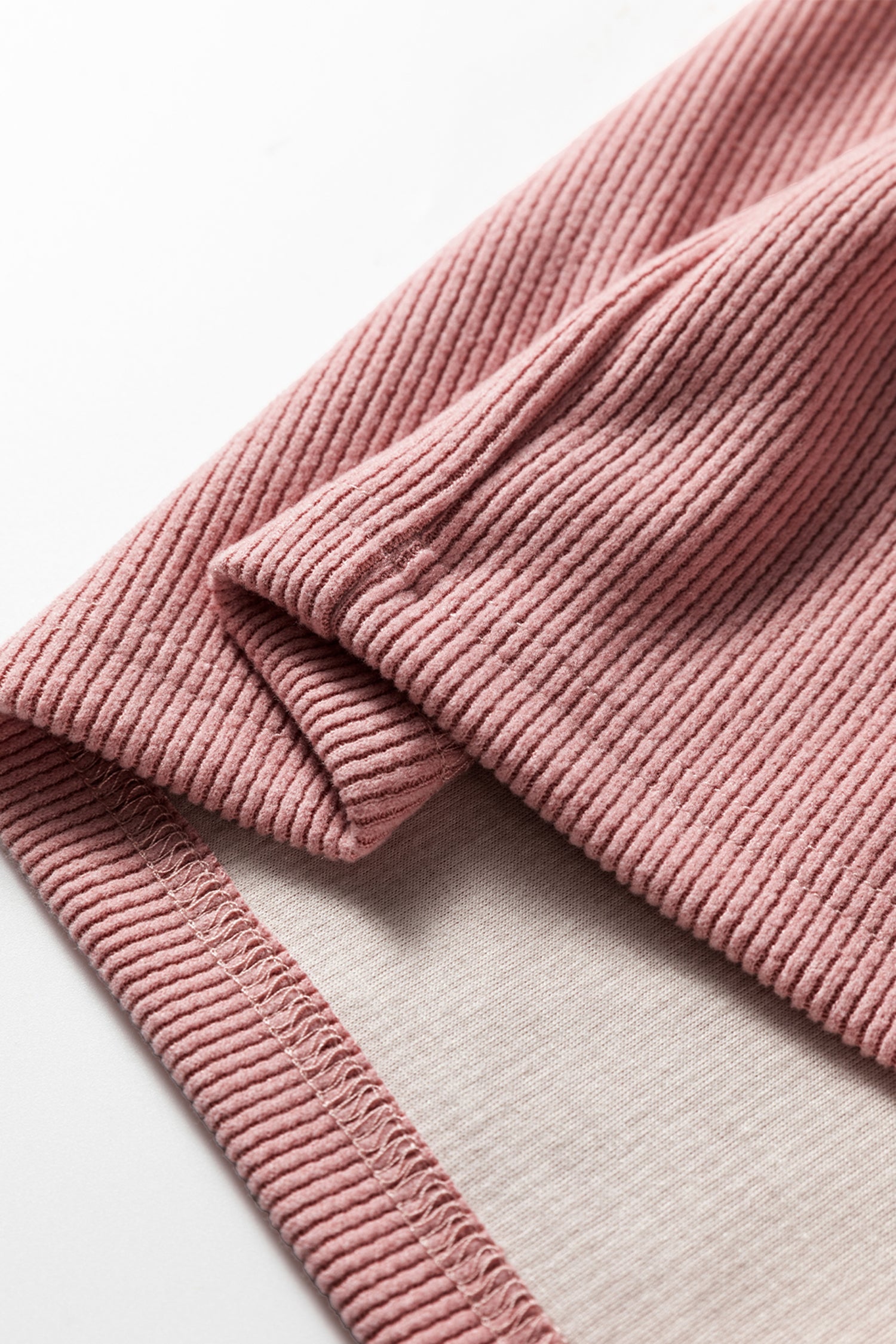 Pullover Hoodie and High Waist Bottoms Soft Cord Co-ord Set - eAura