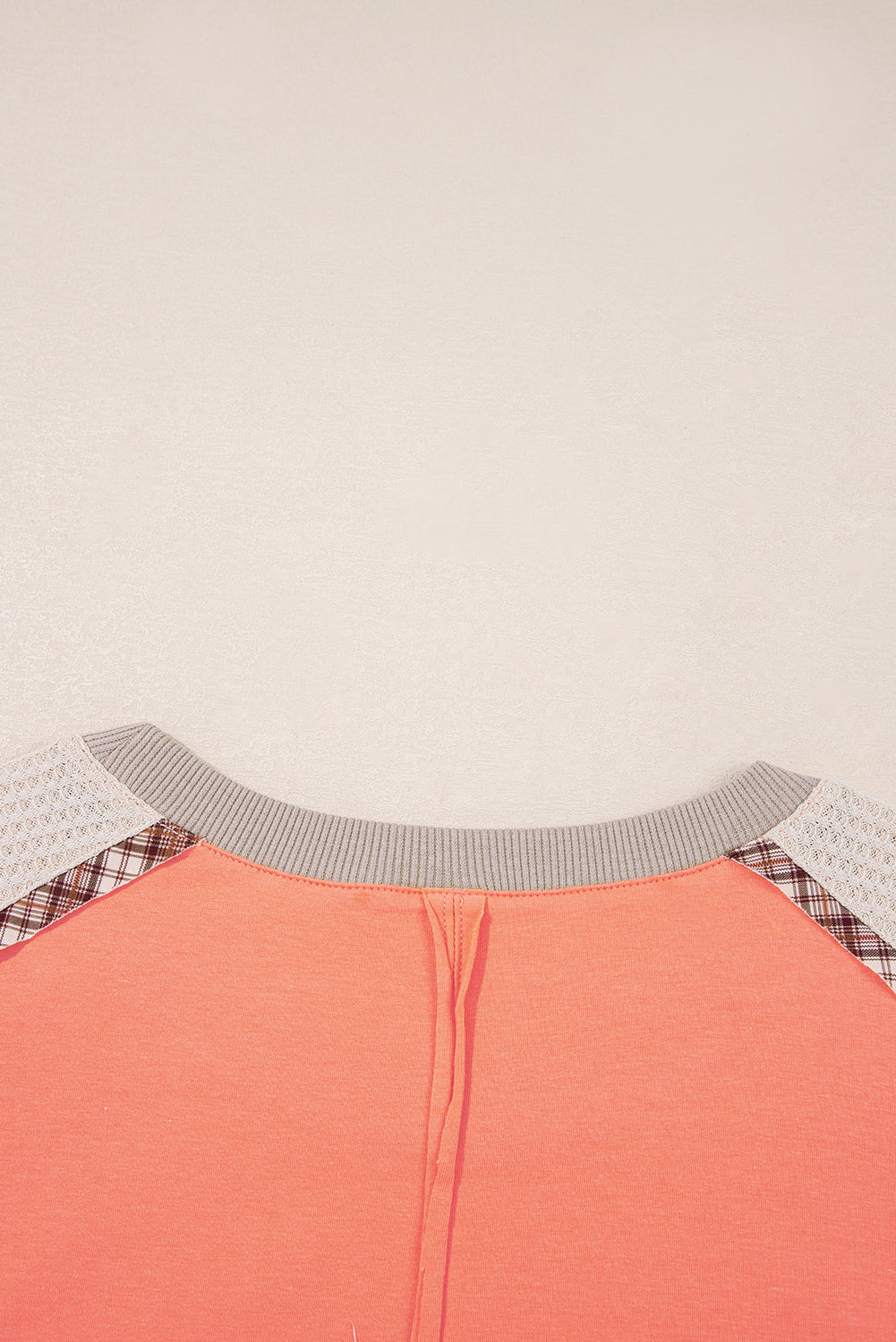 Waffle Flower Patchwork Bracelet Sleeve Top - eAura