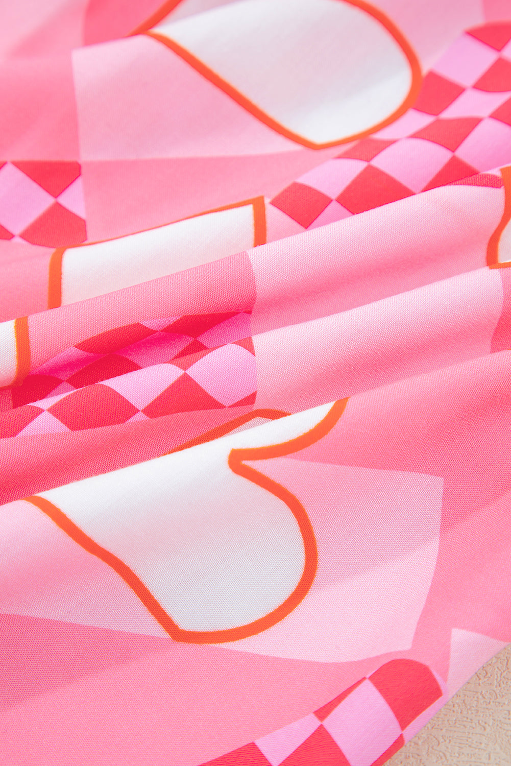 Heart Print Shirt Style Short Pyjama Set - eAura