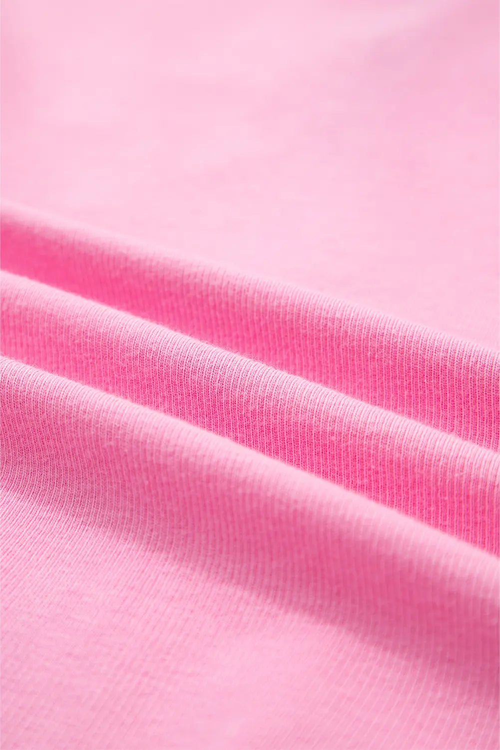 Solid Colour Ribbed Zip Up Drawstring Hooded Jacket – Sachet Pink
