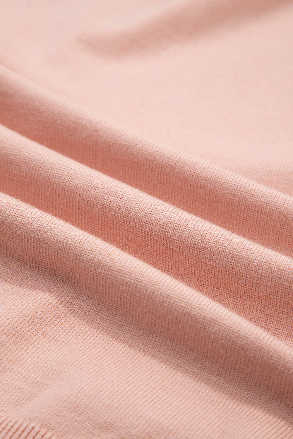 Peach Blossom Big Flower Accent Bubble Sleeve Drop Shoulder Sweater eAura