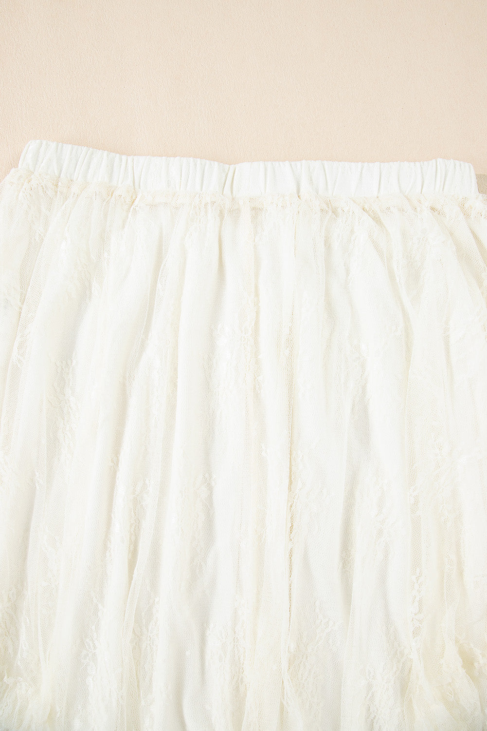 Lace Cascading Tiered High Waist Maxi Skirt - eAura