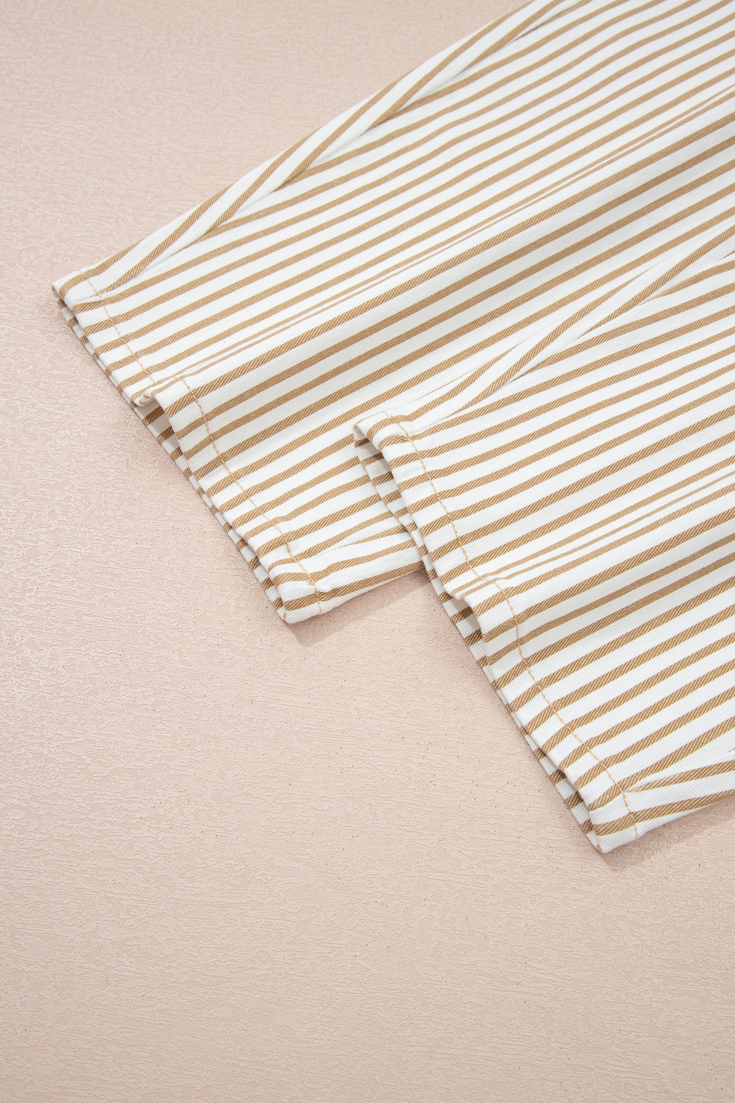 Striped Barrel Jeans – Brown, Khaki & Sky Blue