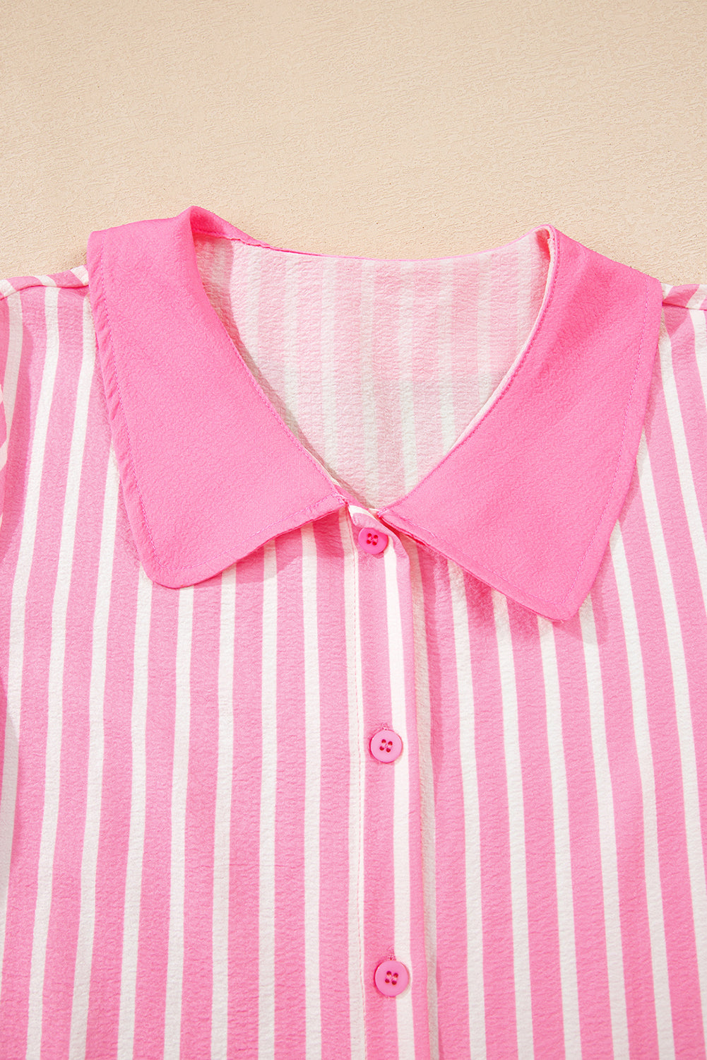 Pink Stripe Long Sleeve Top and Bottoms Pyjamas eAura