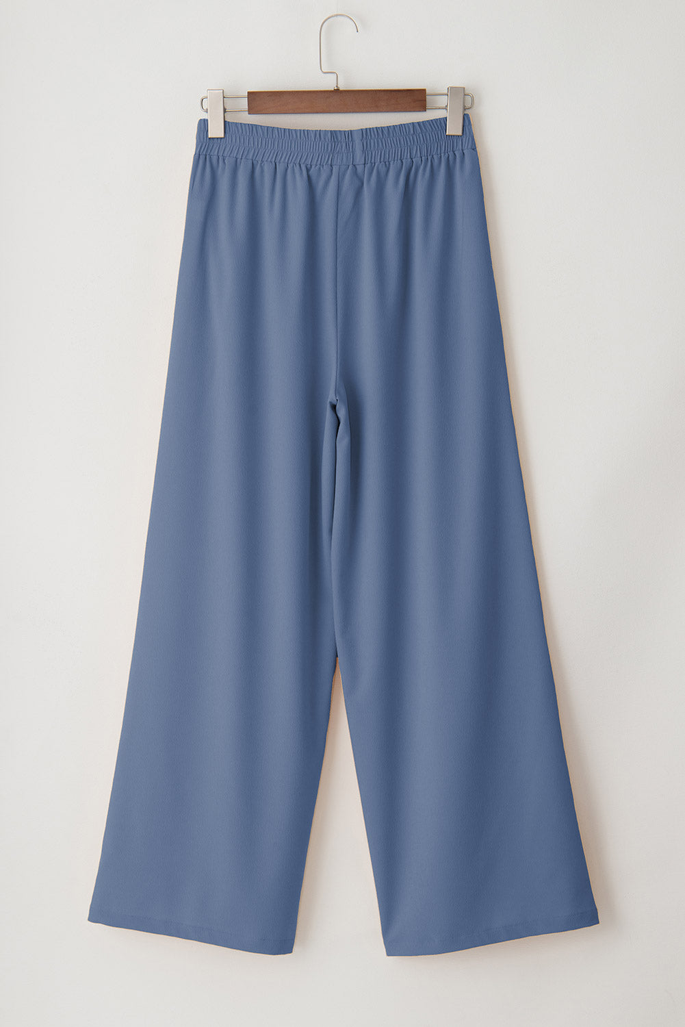 Coffee High Waisted Tie Front Side Pocket Wide Leg Flowy Casual Pants Dear-Lover Dropshipping