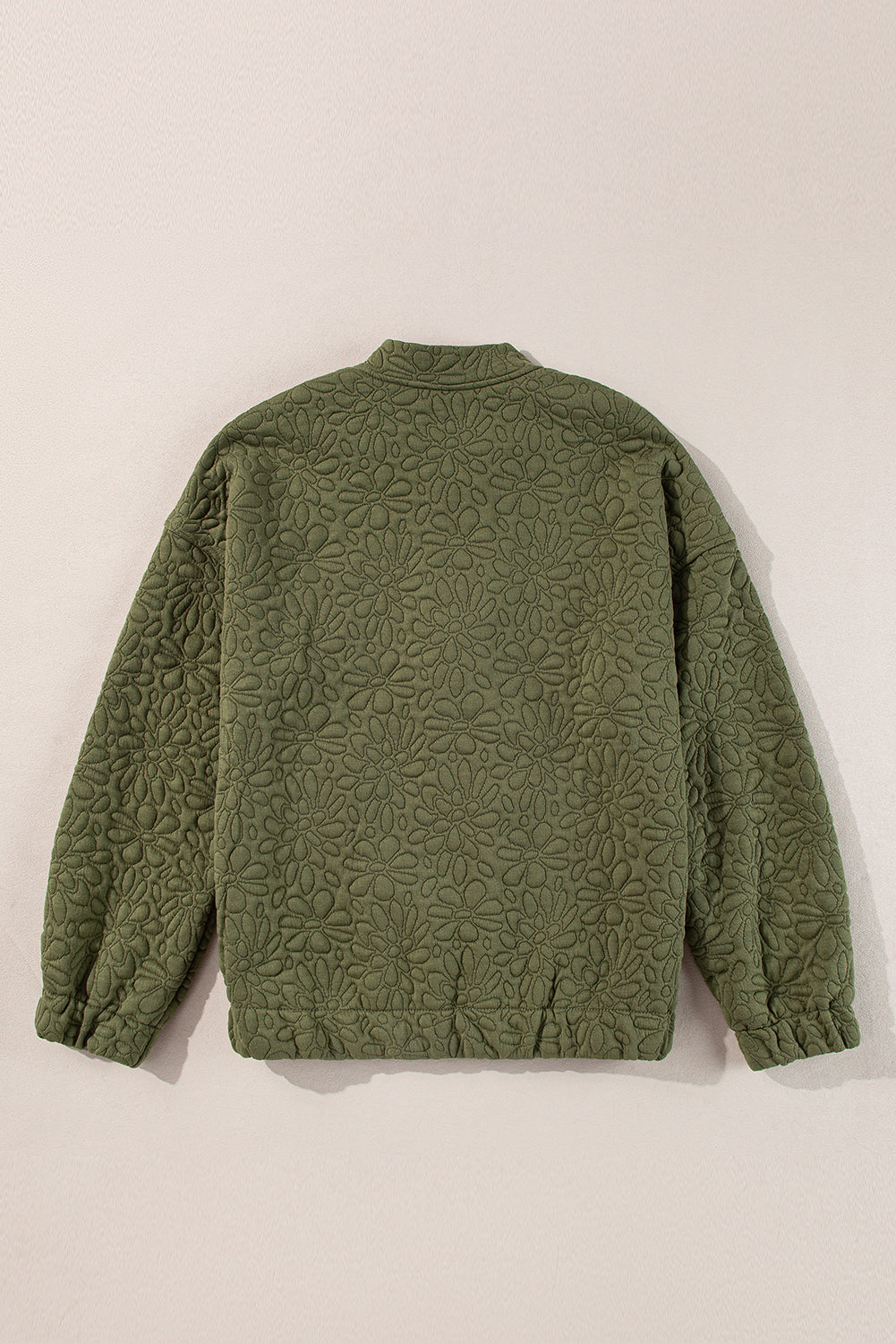Jungle Green Floral Quilted Jacket Beagle Boutique Fashion Outlet