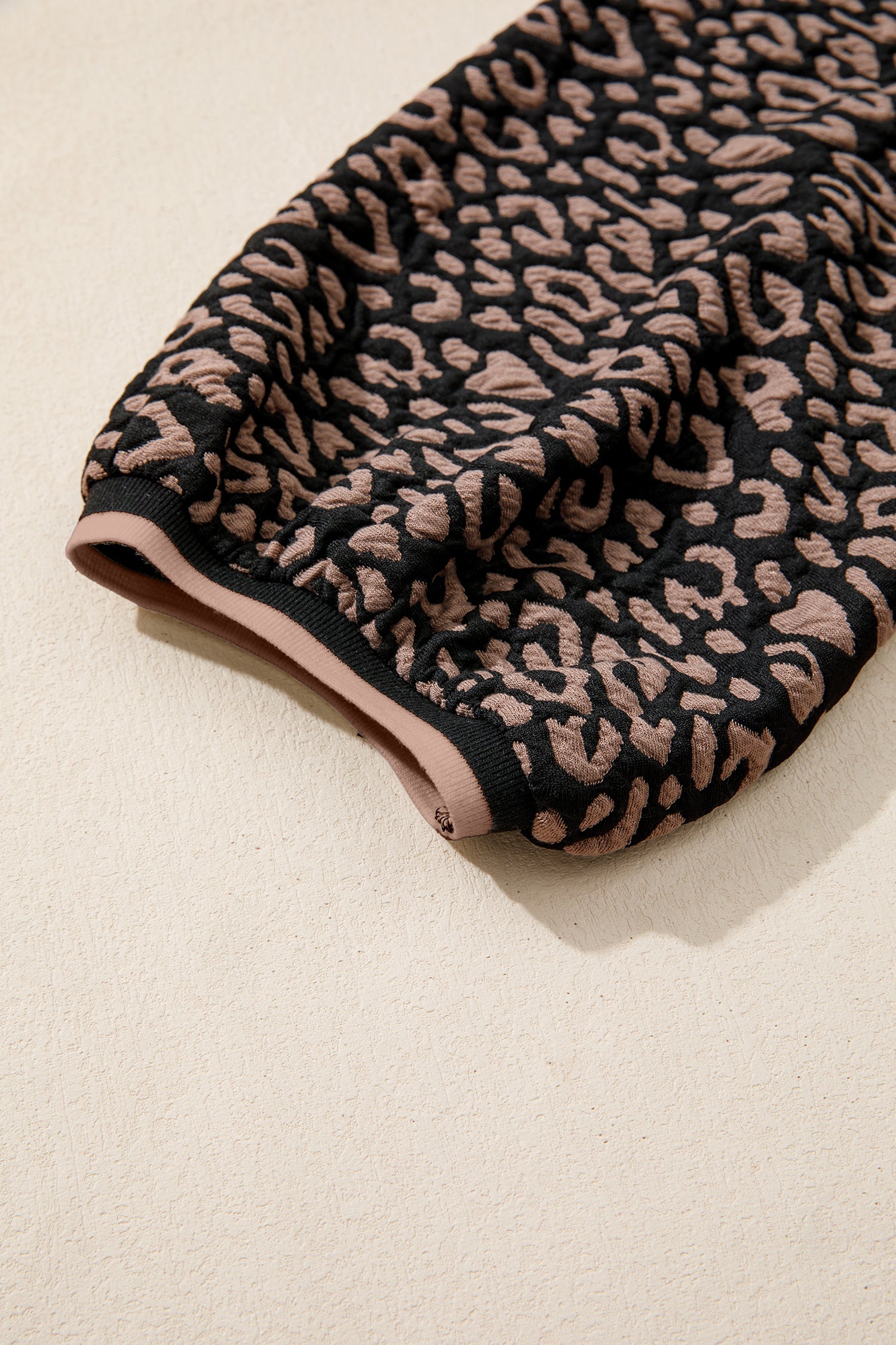 Leopard Print Bubble Sleeve Shift Mini Dress - eAura