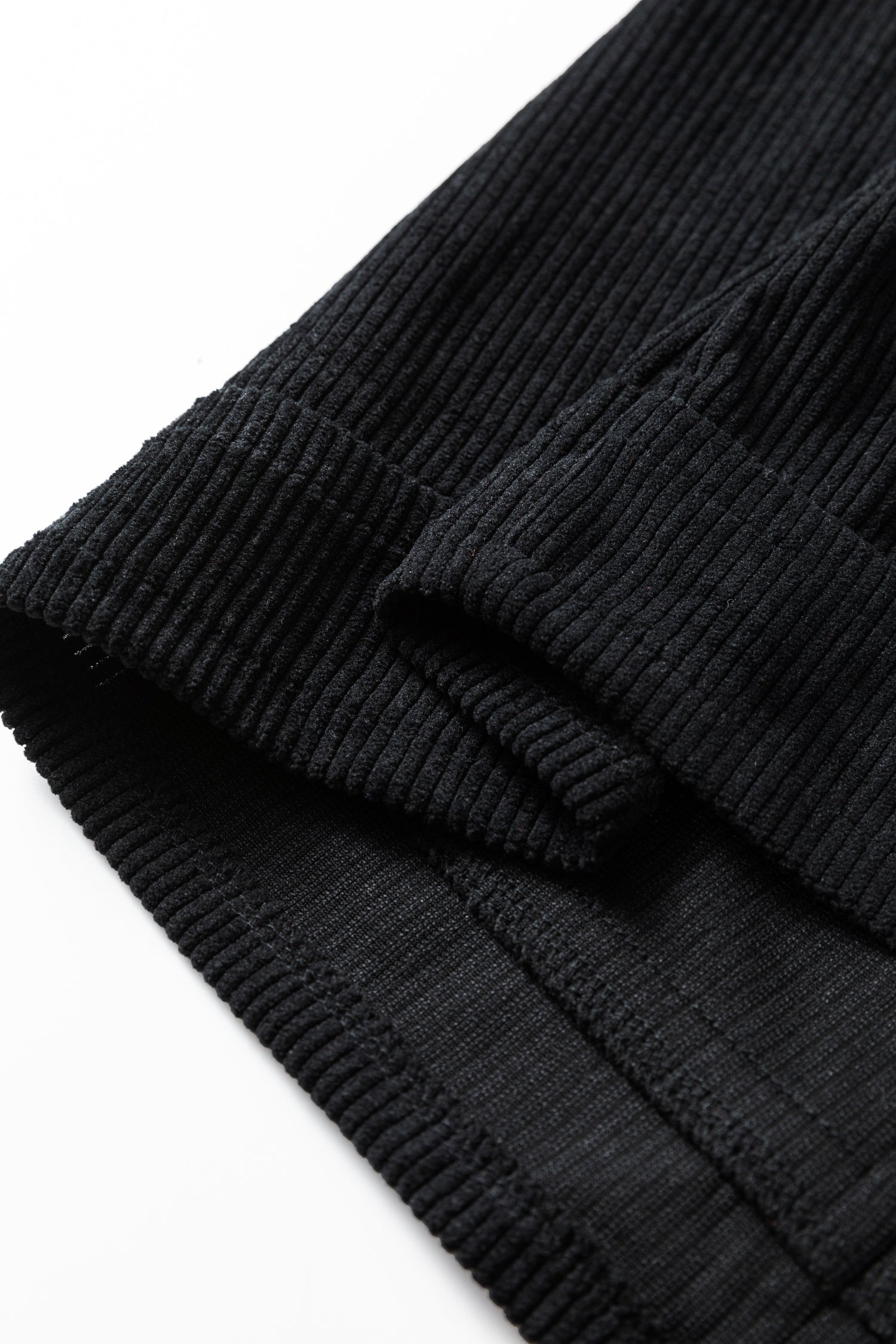 Plus Size Soft Corduroy Patch Pocket Sleeveless Mini Dress - eAura