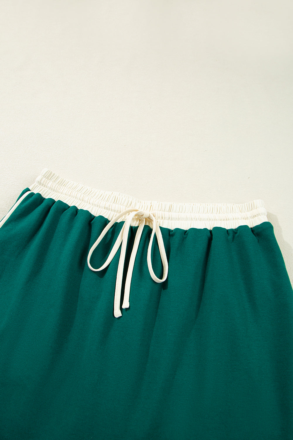 Plus Size Contrast Trim T-Shirt and Skirt Two Piece Co-ord Set Dear-Lover Dropshipping