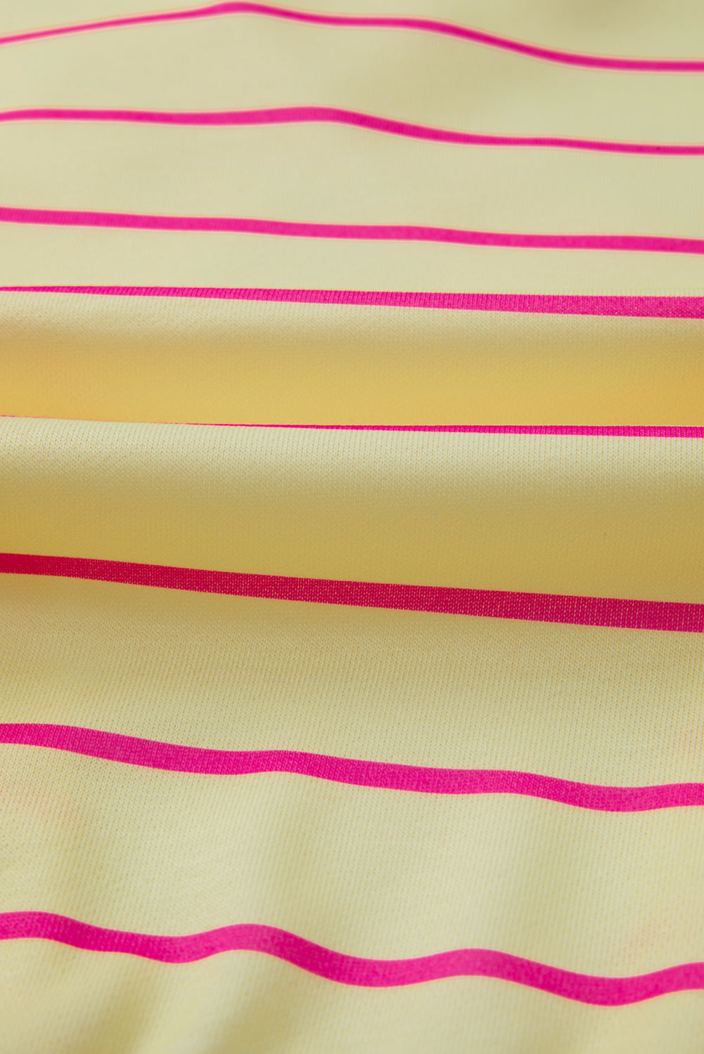 Striped Overlap Detail Drop Shoulder Pullover Sweatshirt eAura