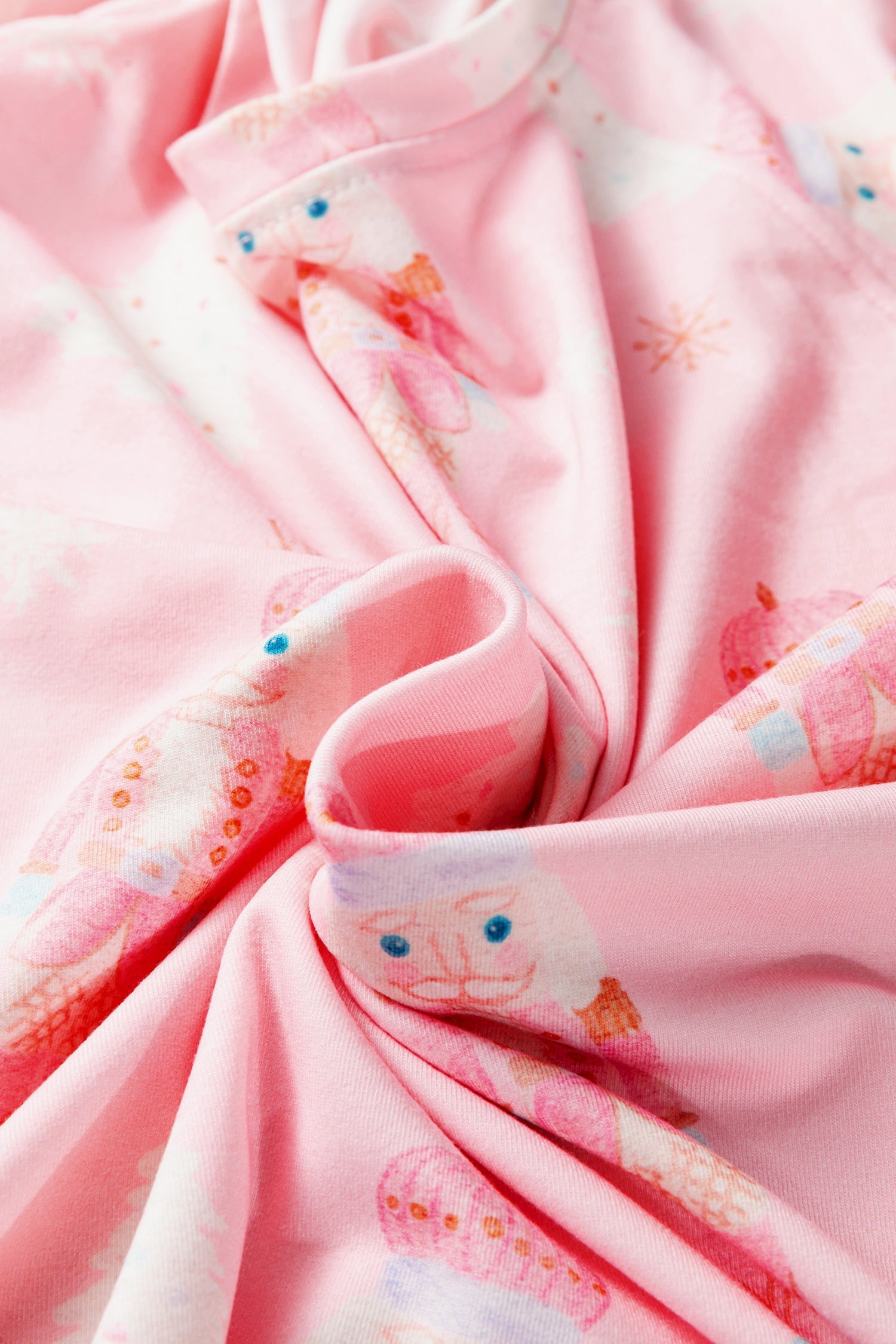 Pink Christmas Tree Nutcracker Print Pyjama Set - Loungewear & Sleepwear/Sleepwear