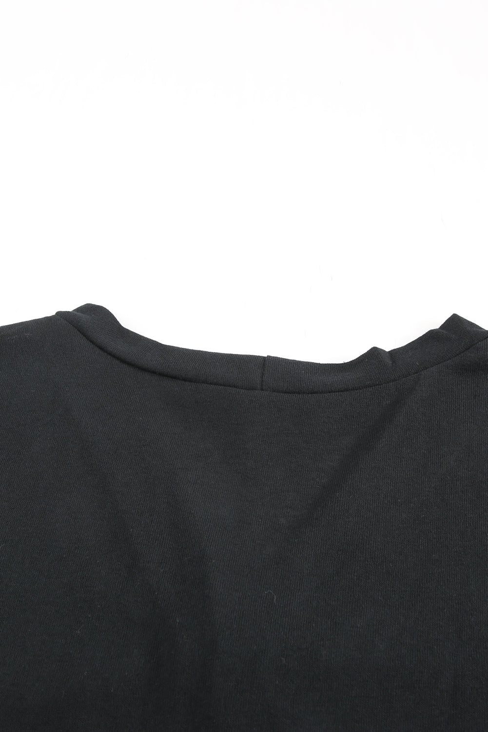 Black Solid Colour Open-Front Buttons Cardigan eAura