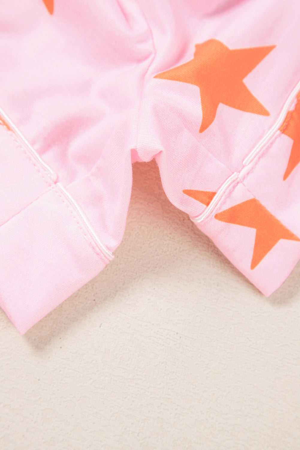 Pink Stars Short Sleeve Shirt and Shorts Bamboo Pyjama Set eAura