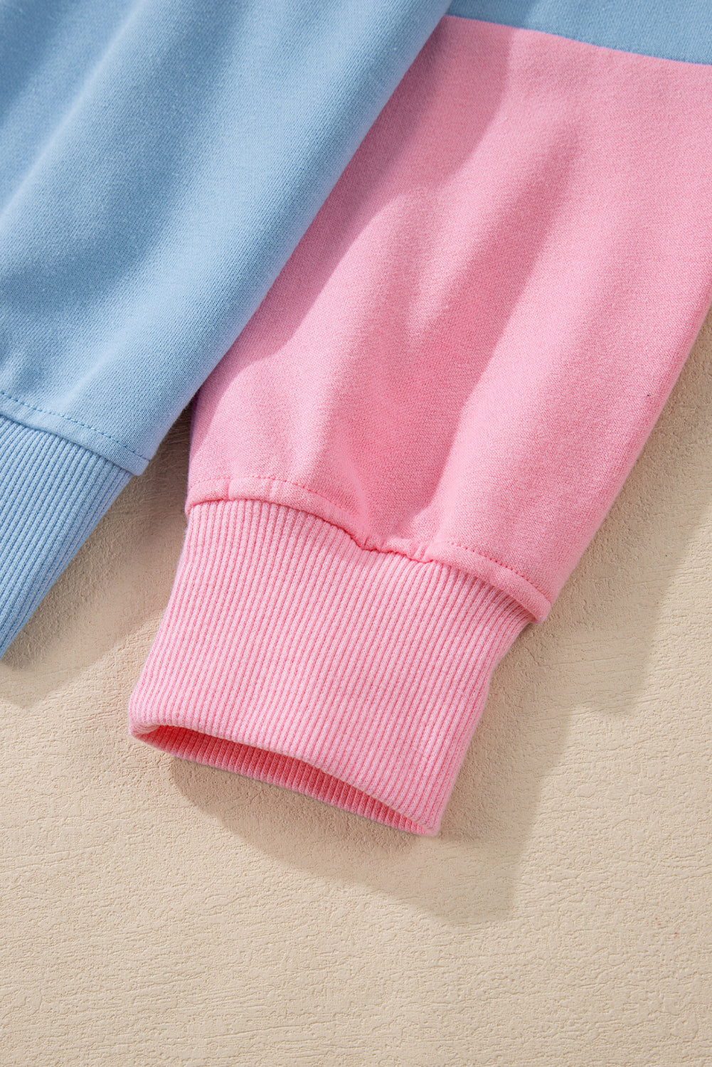 Colourblock Patchwork Drop Shoulder Sweatshirt