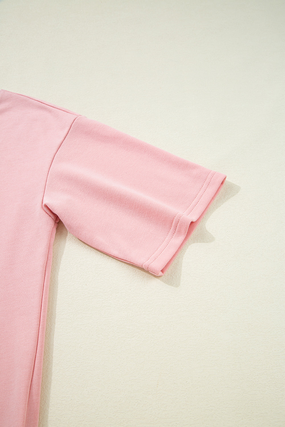 Apricot Pink Half Sleeve T-Shirt & Cargo SweatTrousers Set eAura