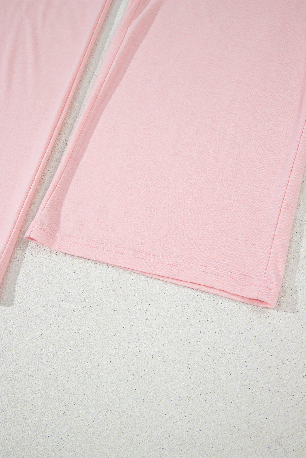 Light Pink 3-Piece Cozy Knit Lounge Set Pyjamas eAura