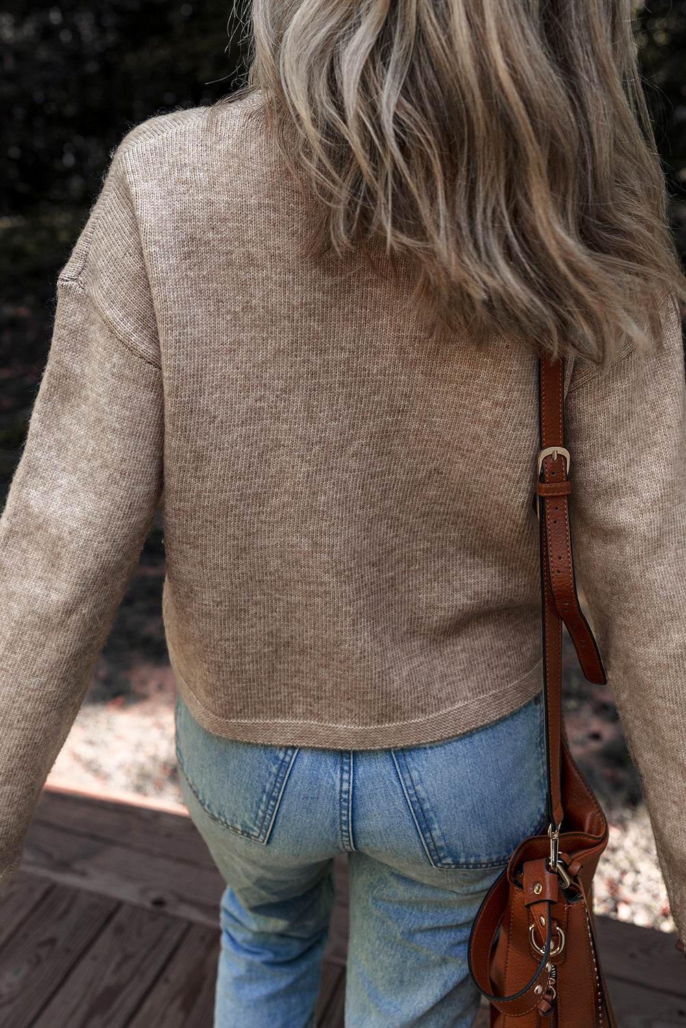 Contrast Coloured Dot Detail Drop Shoulder Sweater