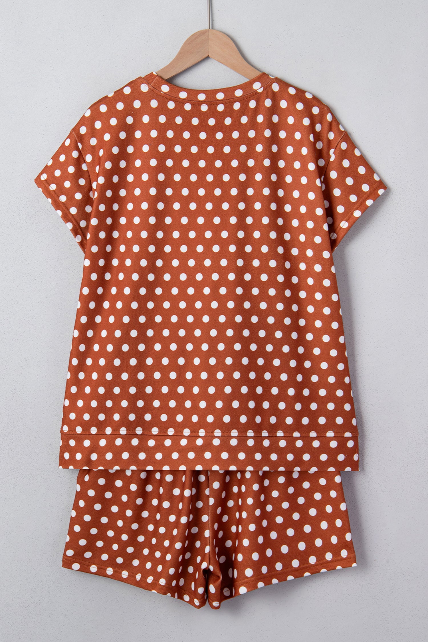 Polka Dot Print Short Co-ord Set