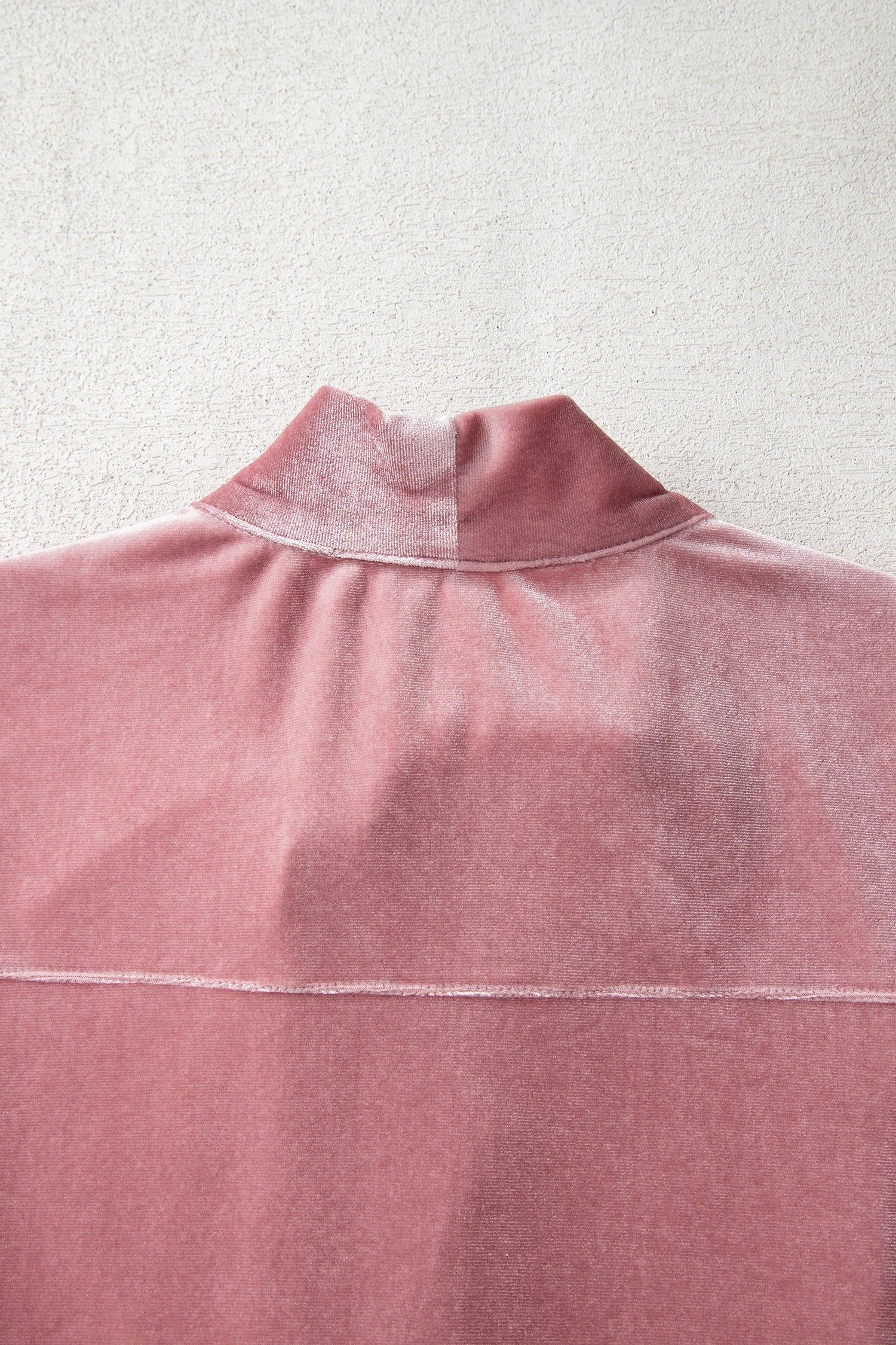 Velvet Ribbon Bow Knot Long Sleeve Blouse - eAura