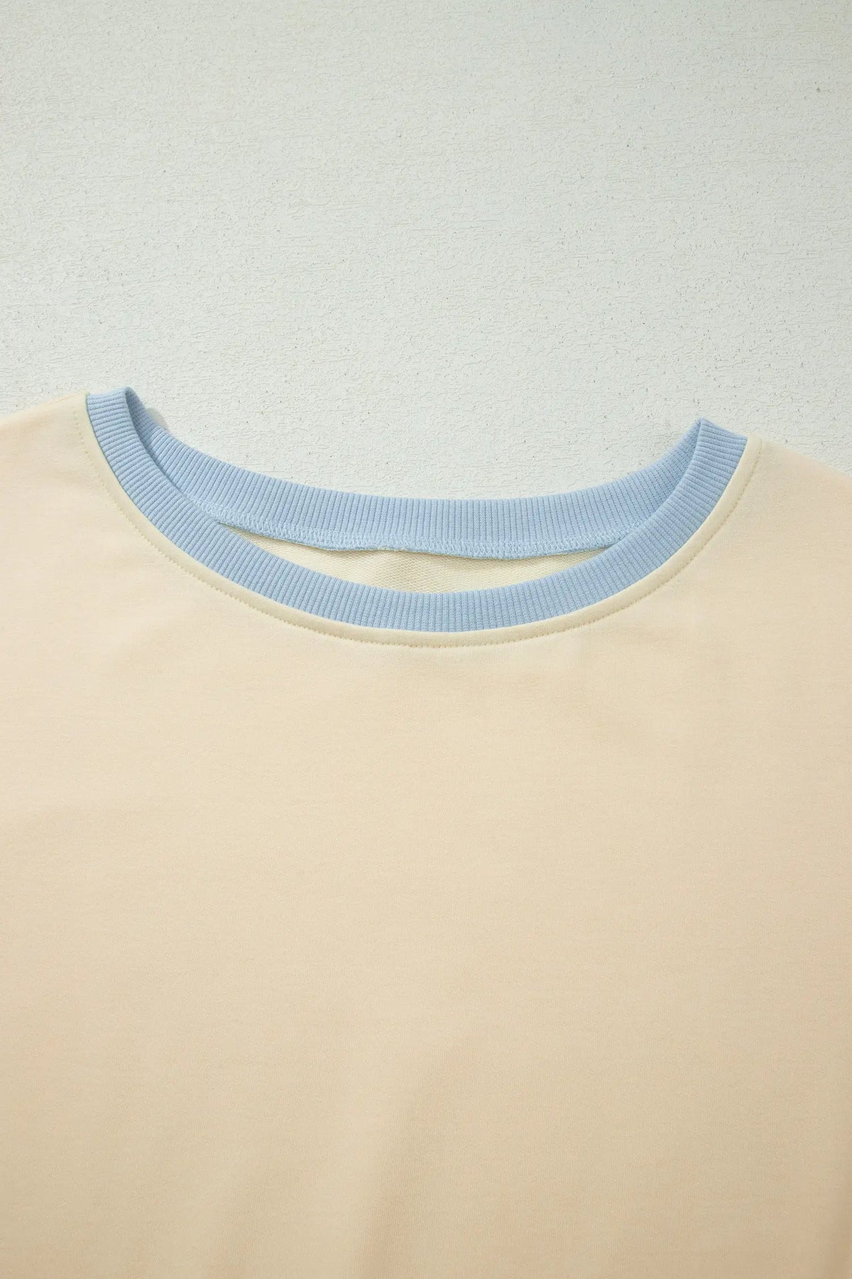 Apricot Colourblock Edge Drop Shoulder T Shirt and Skort 2Pcs Set – Beige