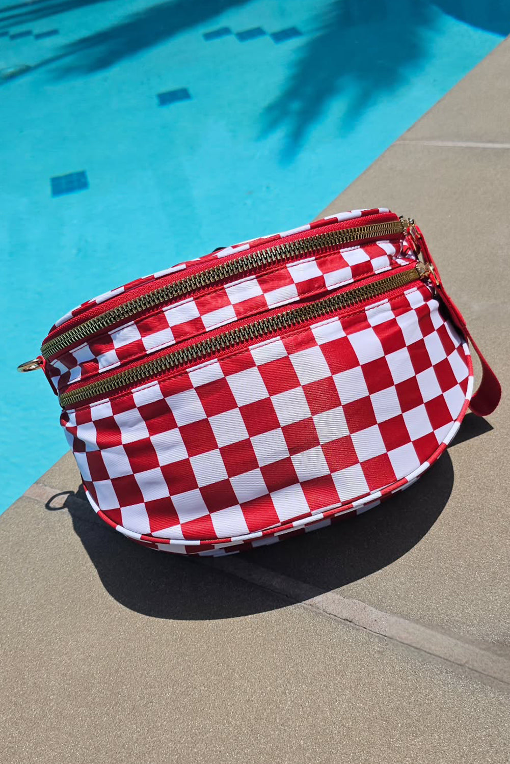 Print Wide Strap Large Crossbody Bag