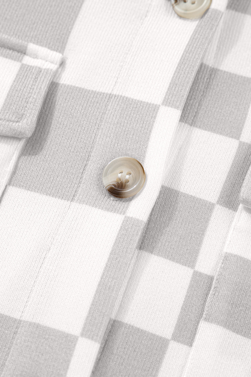 Checkered Buttoned Down Casual Jacket - eAura