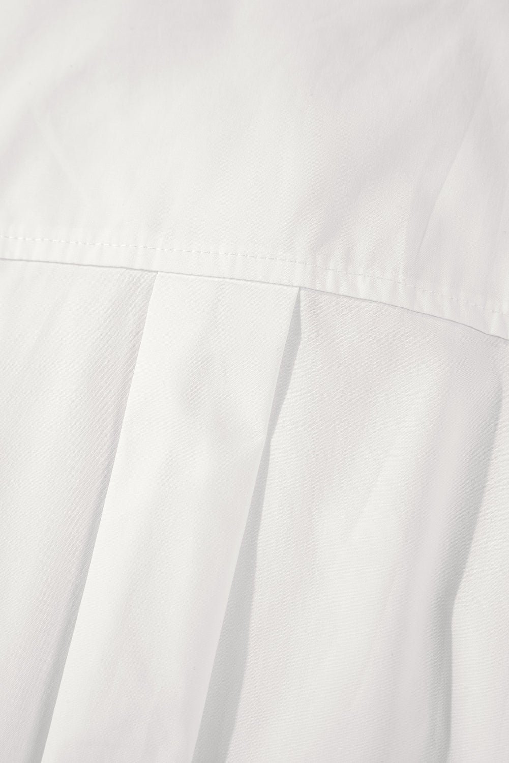 White Lace Crochet Trim Turn Down Collar Buttoned Shirt eAura
