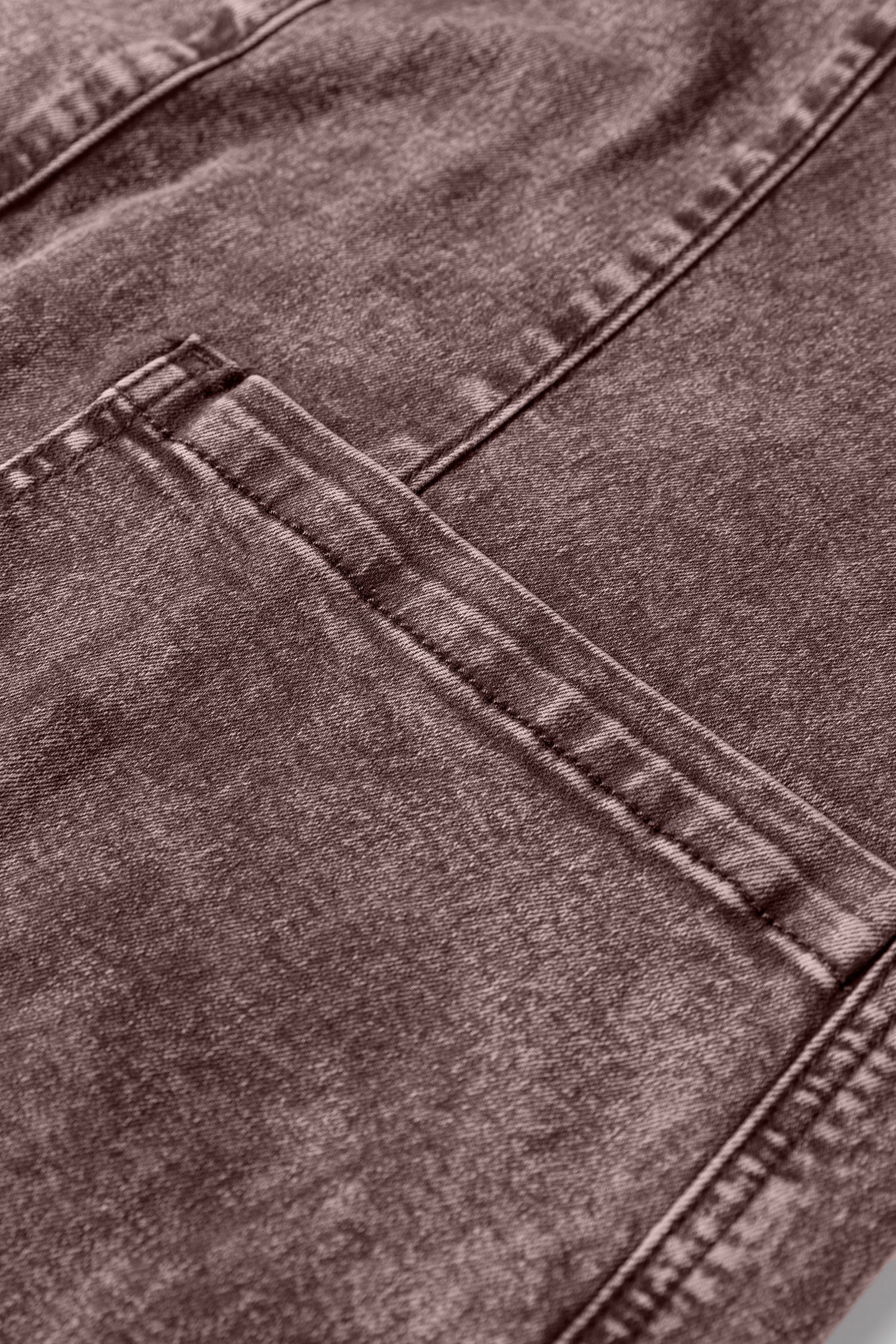 Washed Denim V-Neck Suspender Mini Dress - eAura