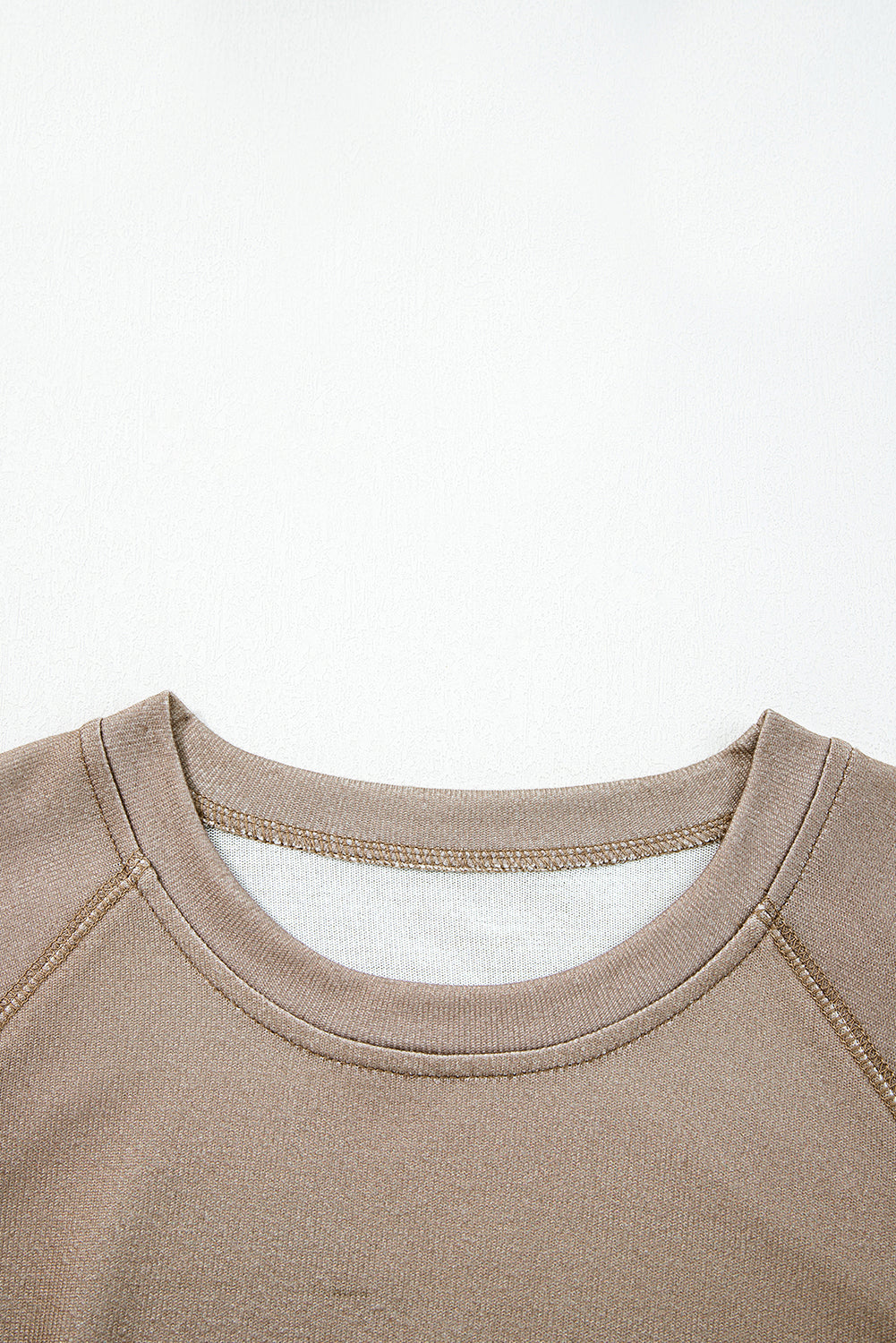 Khaki Retro Star Print Long Sleeve Drawstring Lounge Set - eAura