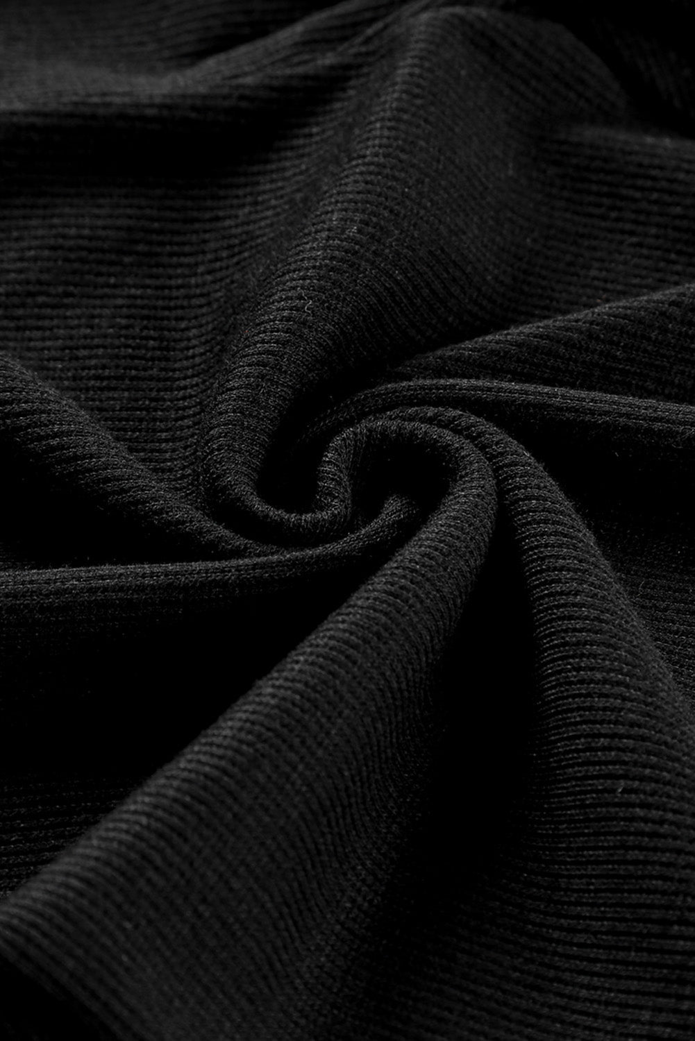 Black Rib Knit High Waist Slit Leggings Beagle Boutique Fashion Outlet