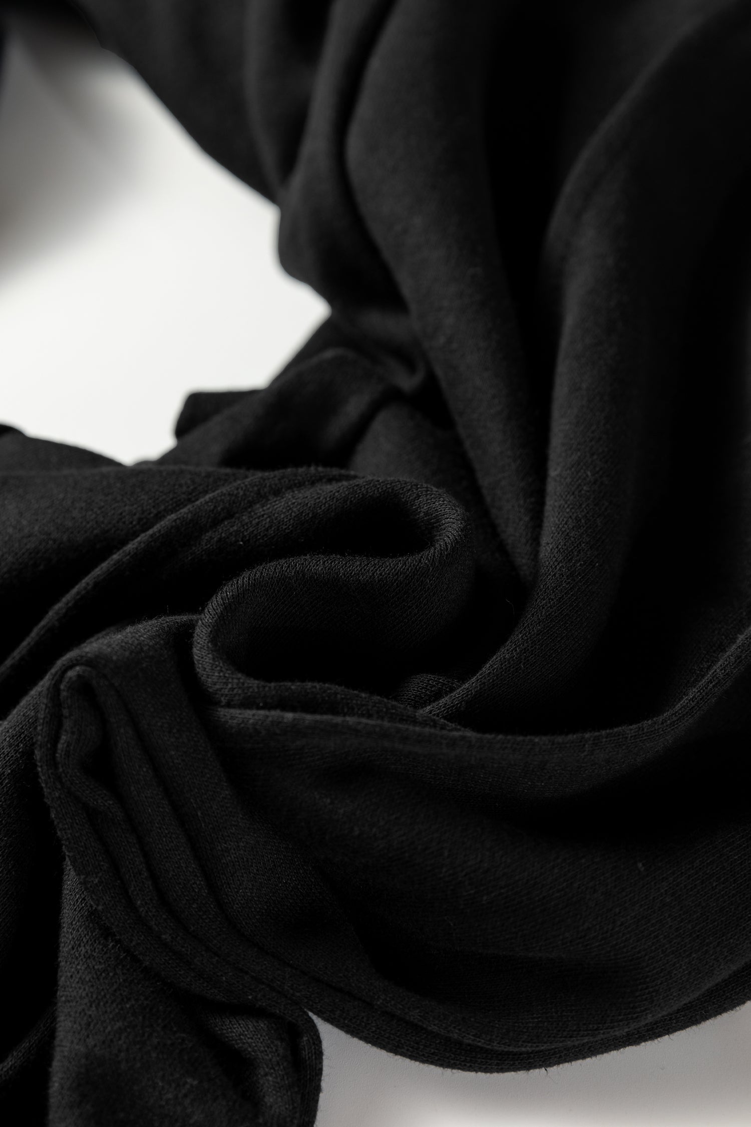 Black Seamed Drawstring High Waist Wide Leg Sweatpants - Activewear/Bottoms