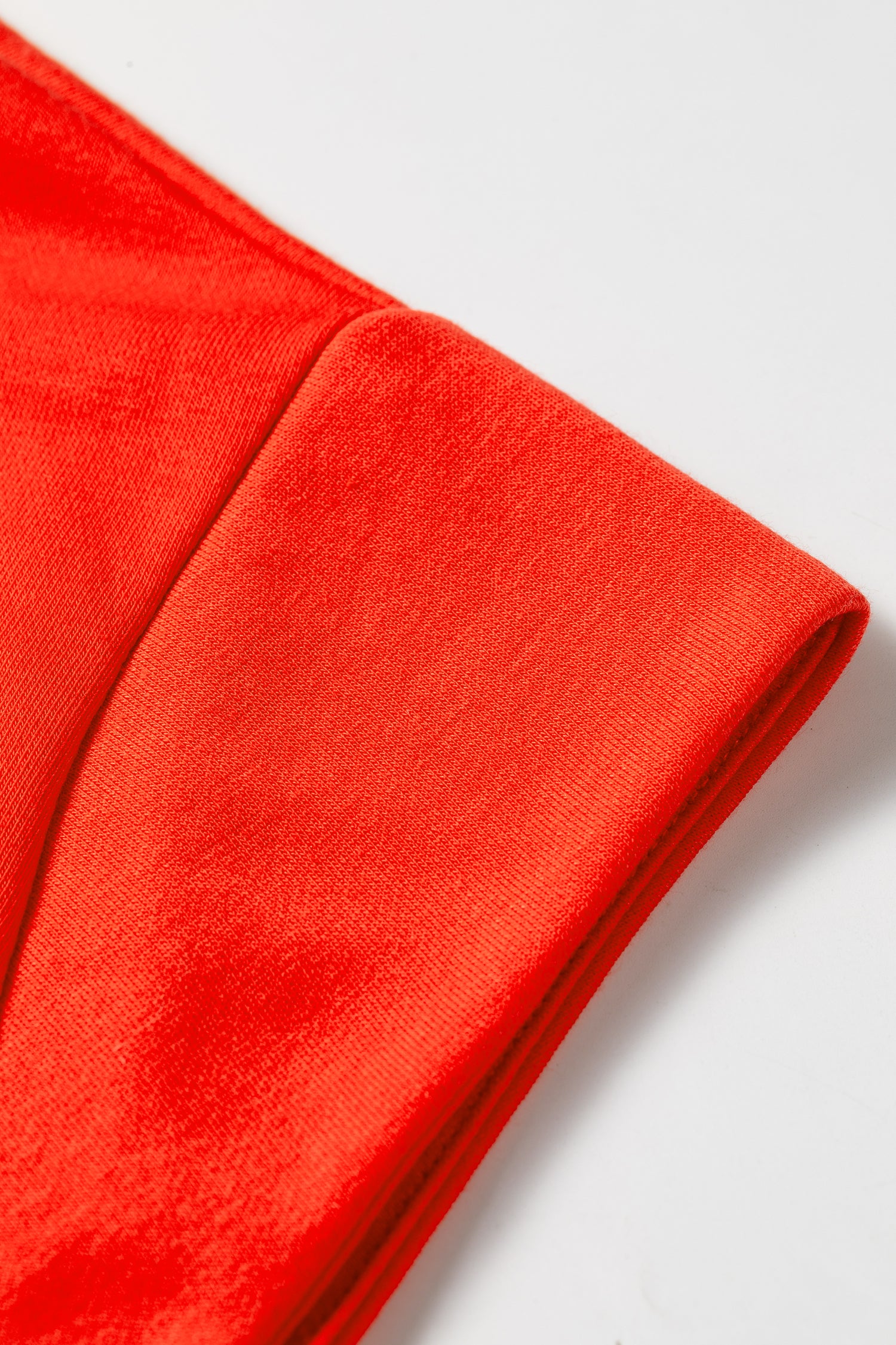 Tomato Half Zip Polo Tee Elastic Waist Romper – Red