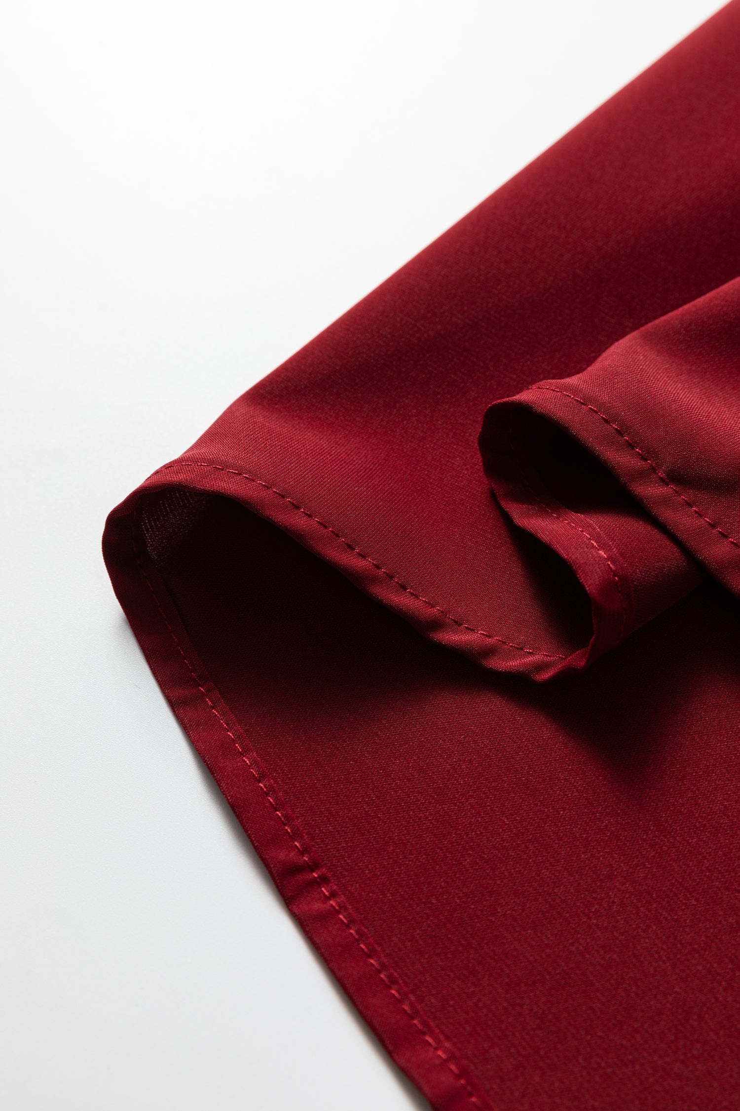 Frilled Neck Ribbed Knit Patchwork Long Sleeve Mini Dress - eAura