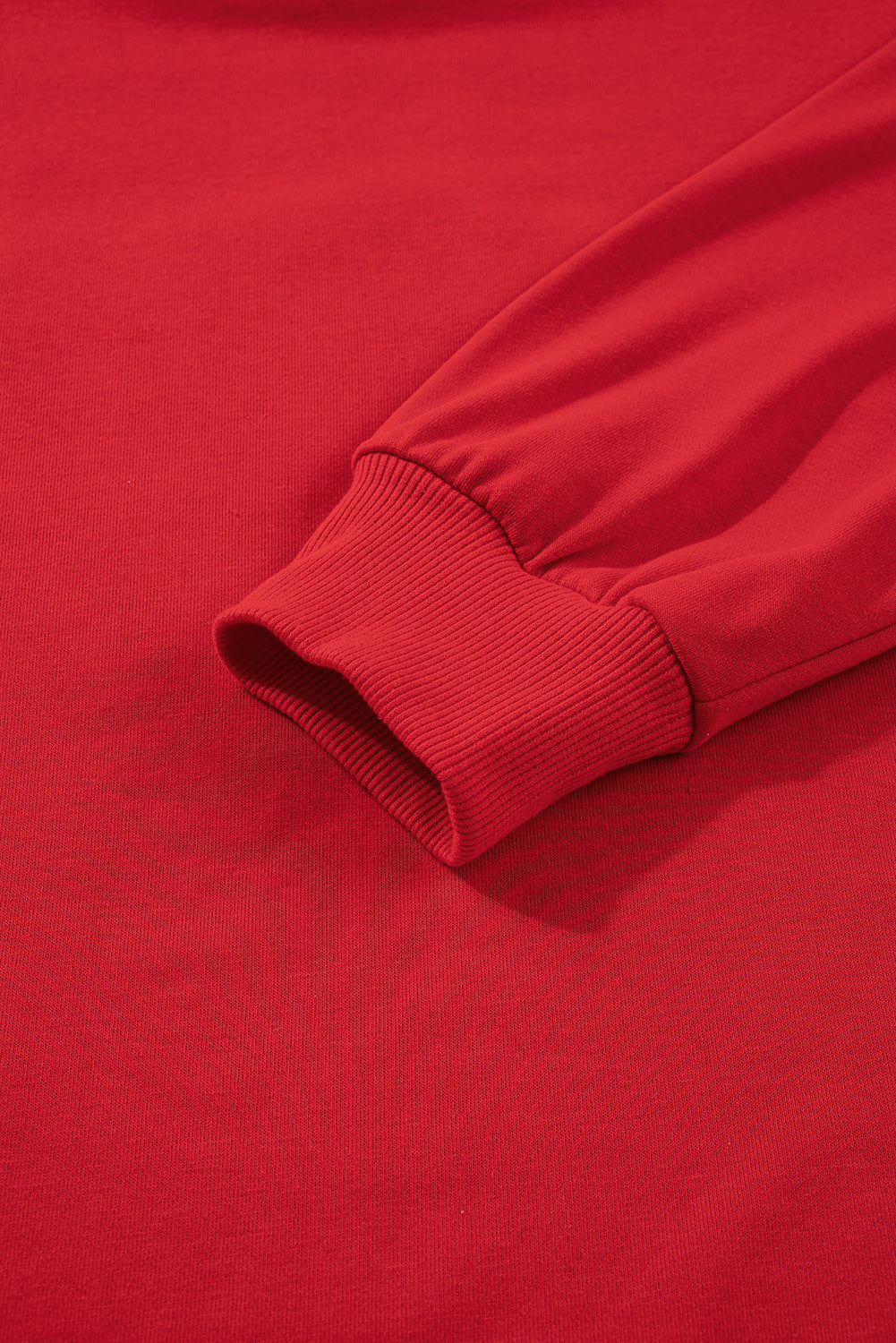 Fiery Red Merry Script Holiday Christmas Graphic Sweatshirt - eAura