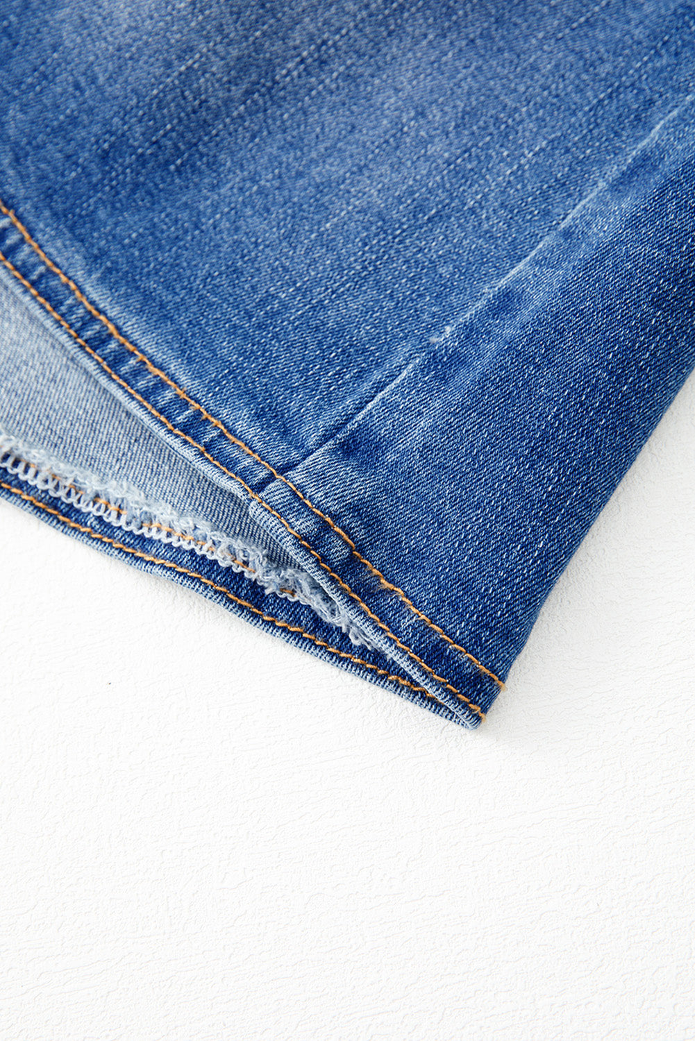 Ashleigh Blue Wrapped Crossed Waist Denim Mini Skirt eAura