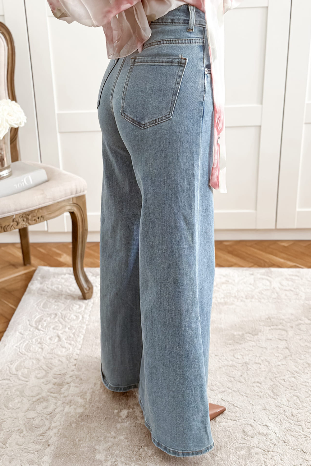 High Waist Button Zip Fly Bell Bottom Jeans Dear-Lover Dropshipping