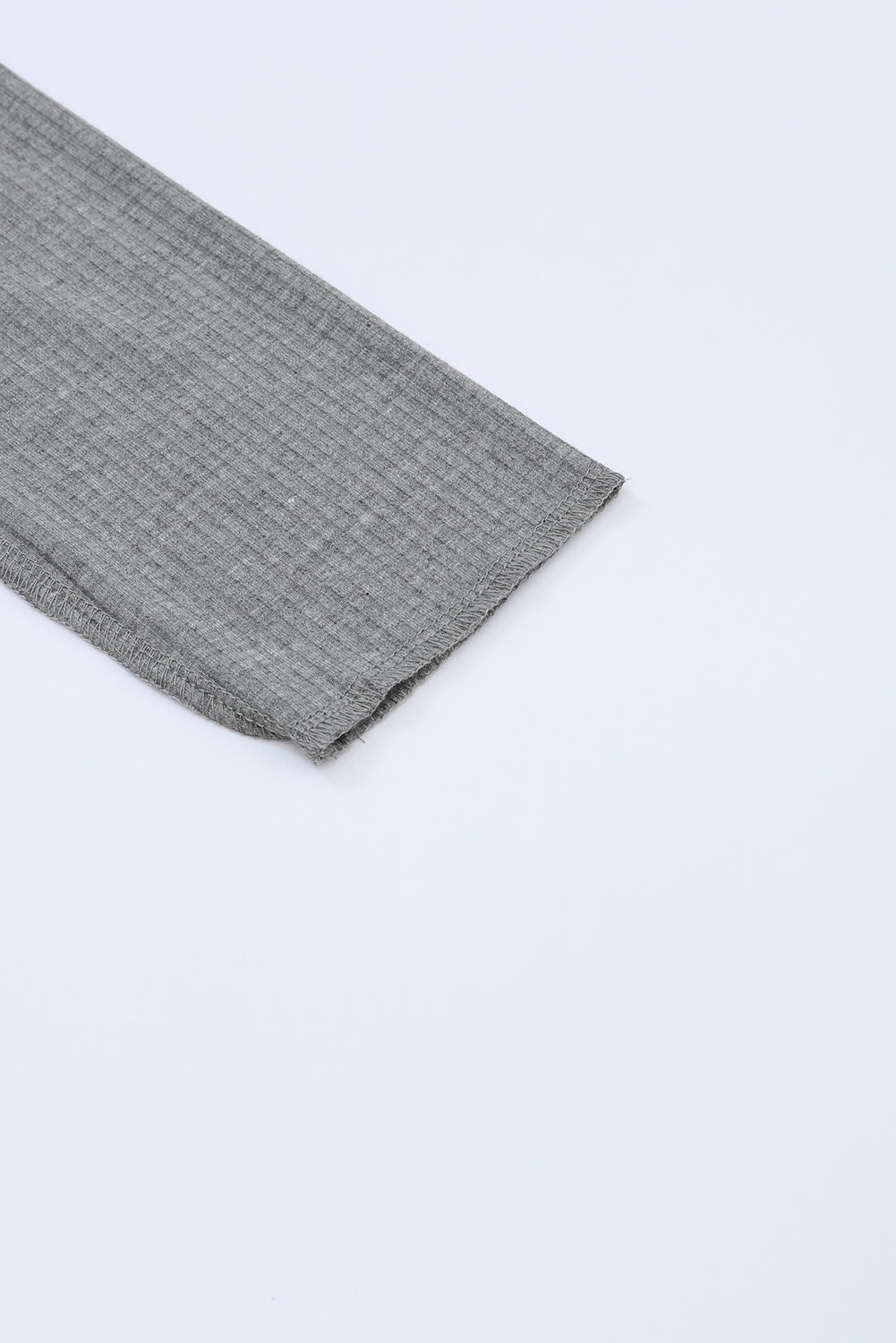 Exposed Seam Colour Block Rib Knit Top eAura