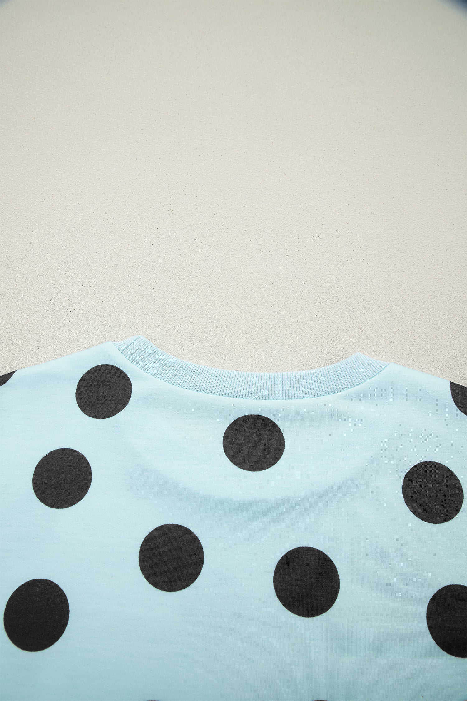 Polka Dot Short Sleeve Top Casual Skort 2pcs Outfit – White