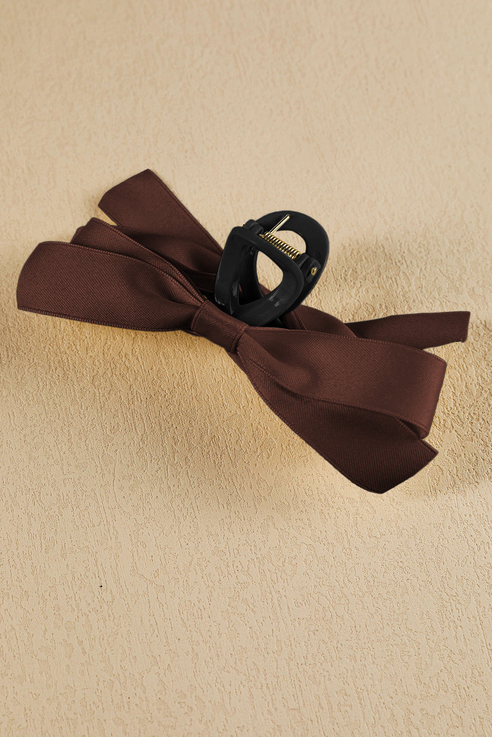 Red Ribbon Bow Decor Hair Clip - eAura
